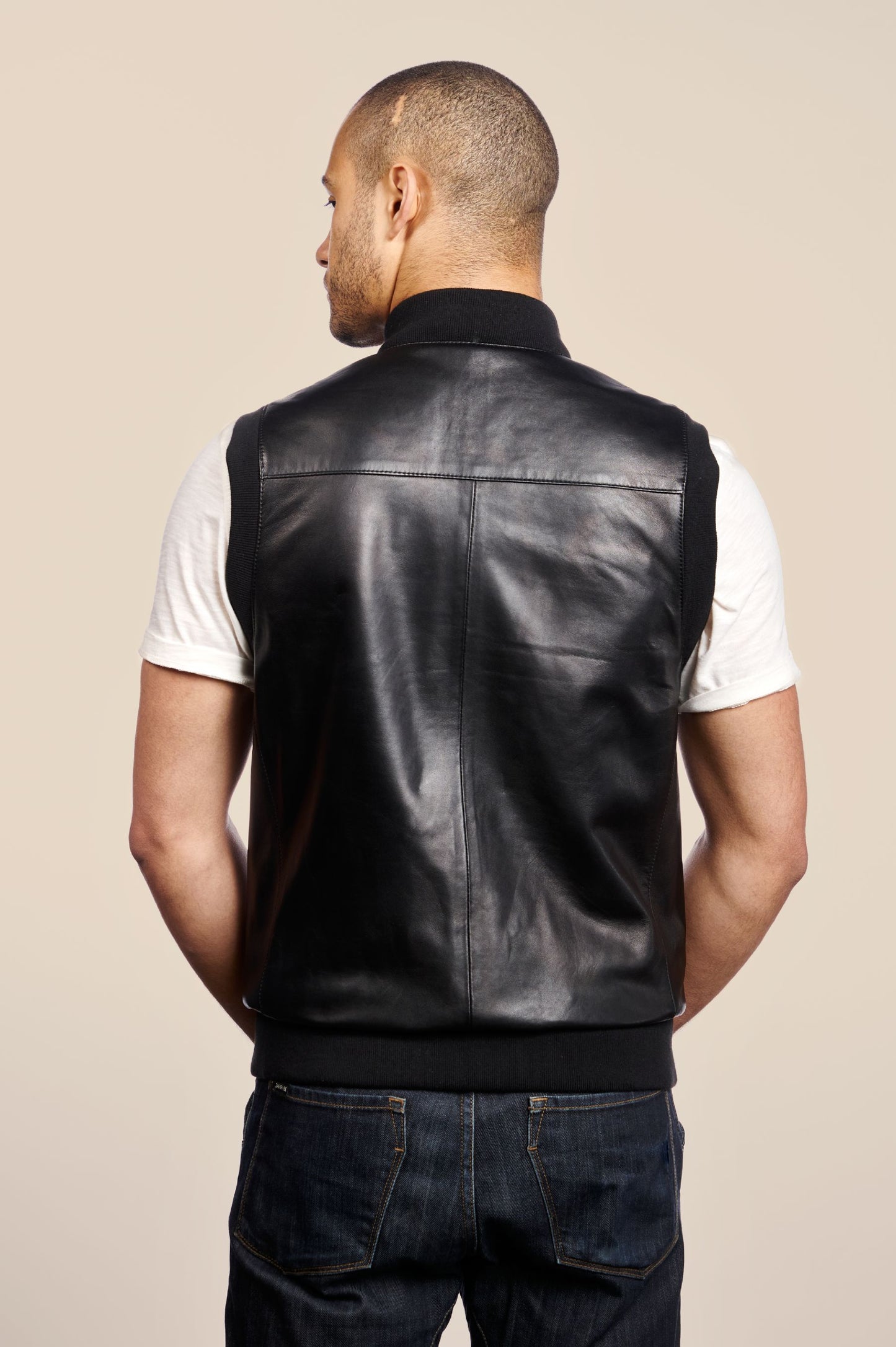 Apollo Stand Collar Moto Vest